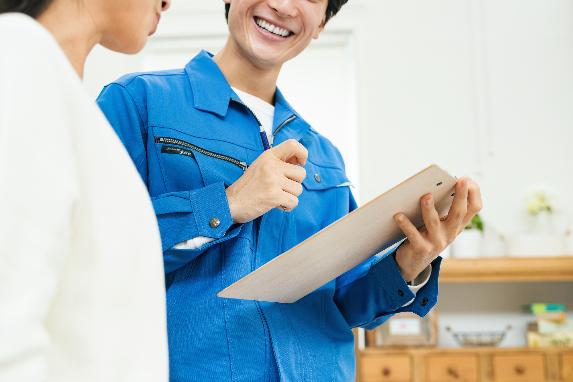 技術以上の安心をその手の中に。心の距離を縮める＜親身な対話力＞の写真